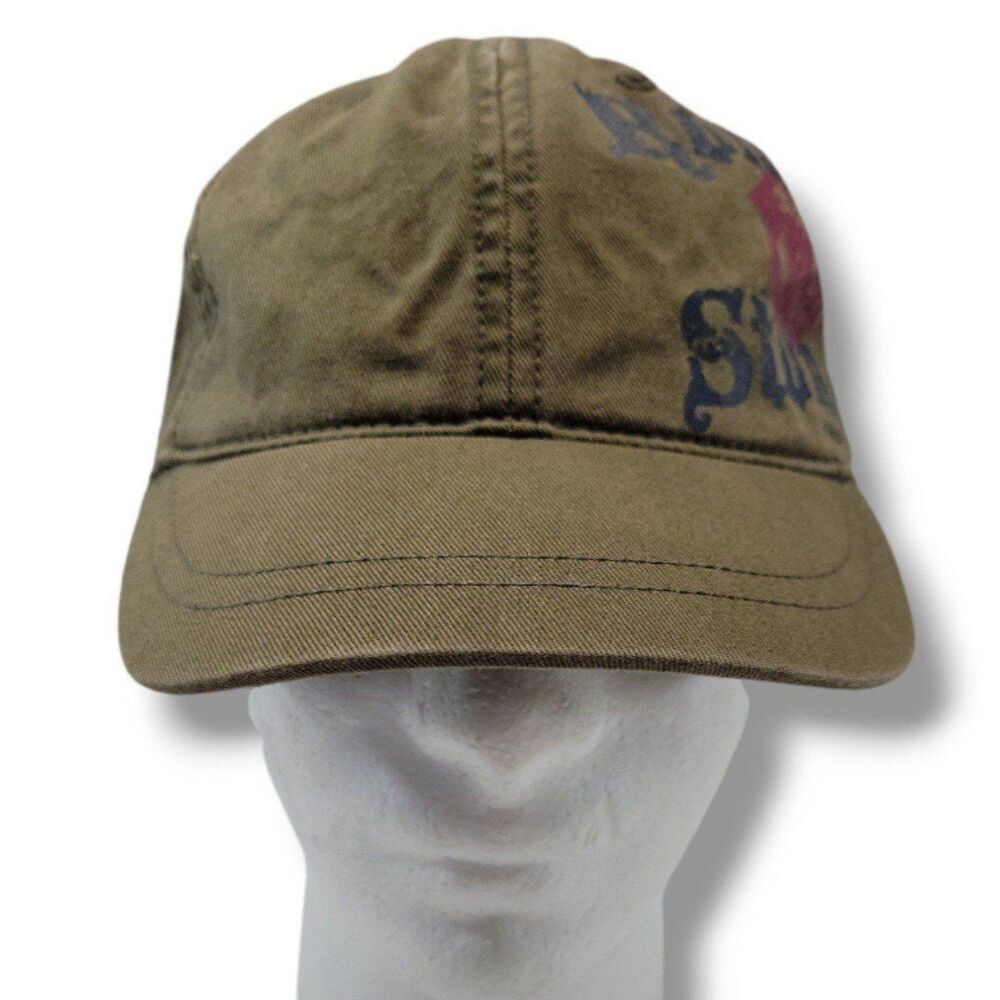 The Rolling Stones Hat OSFM OS Unisex Cap Strap Back Hat Graphic Print Band Logo